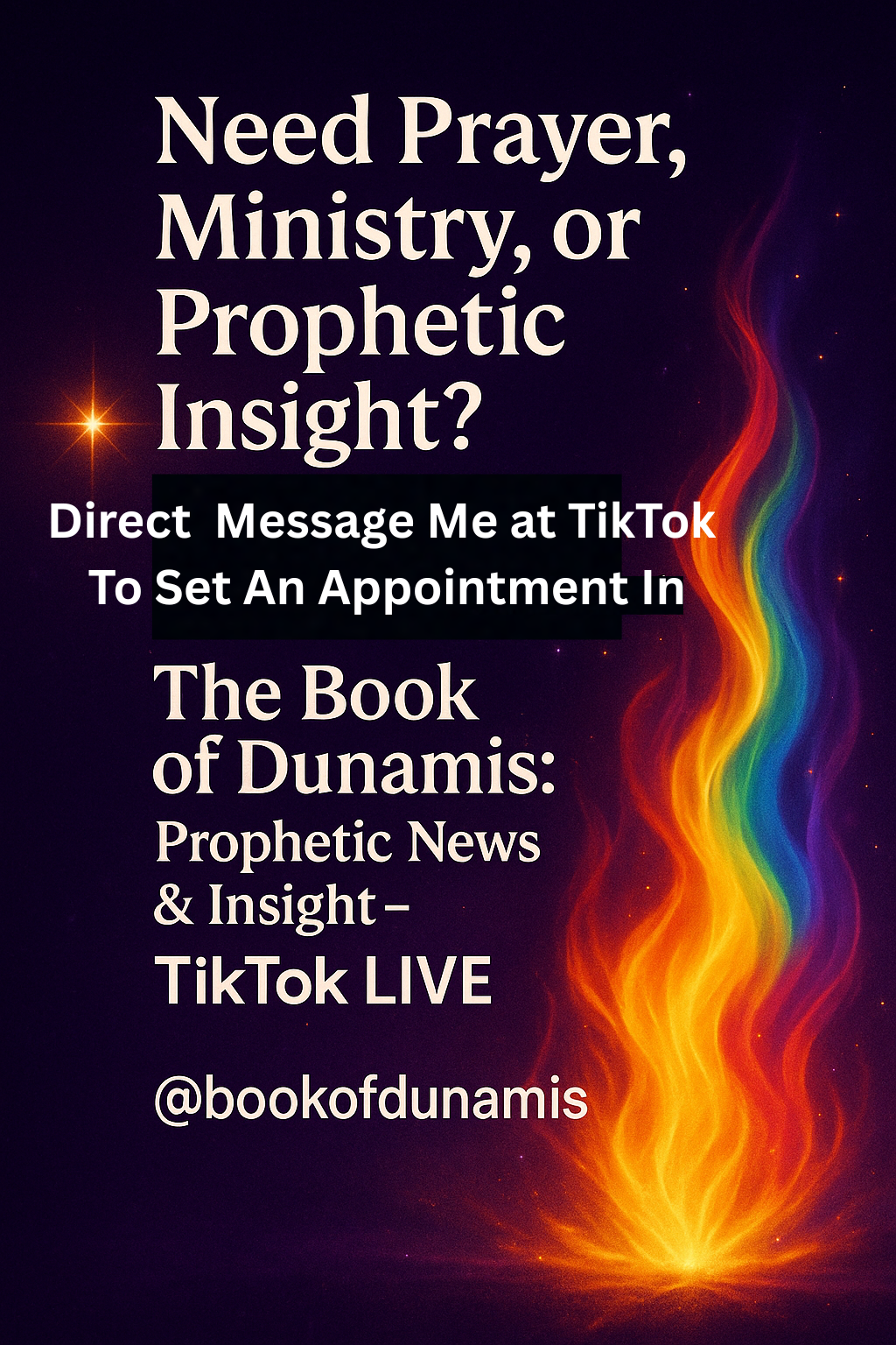 The Book of Dunamis TikTok LIVE – Prayer and Insight